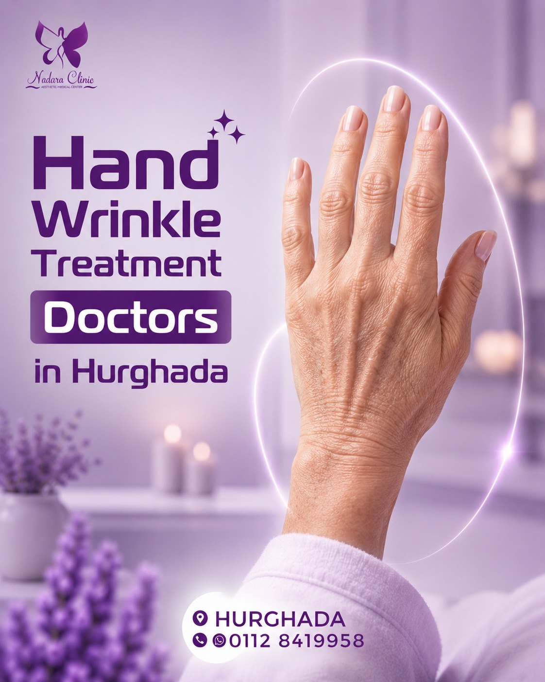 Hand wrinkles treatment doctors in Hurghada